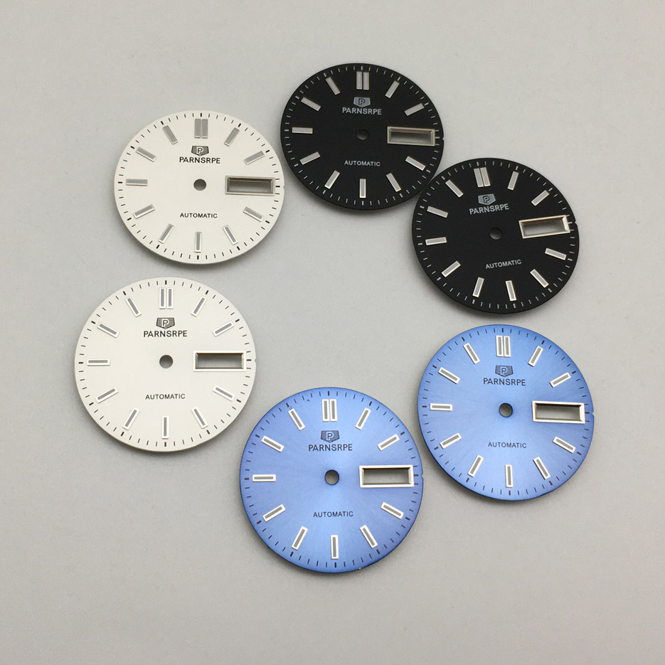 Luminous Dial Face - 28.5mm ダイヤル カスタムモッド 発光ウォッチフェイス NH36ムーブメント対応 セイコーモッド対応