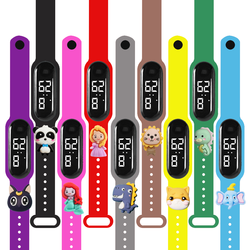Smartwatch Watches Kids - 多色スマートウォッチ 子供用 男の子 女の子 ファッション LED
