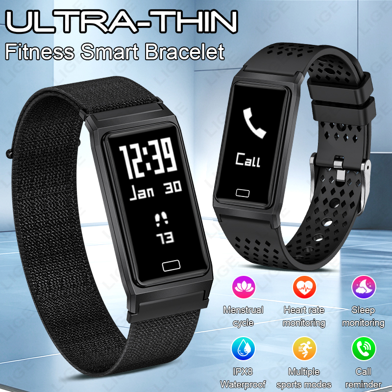 Smartwatch Slim Watches For Men - 新しい超薄型 4.9 ミリメートルスマートウォッチ女性男性心拍数健康モニター IPX8 防水スポーツフィットネストラッカースマートウォッチ歩数計