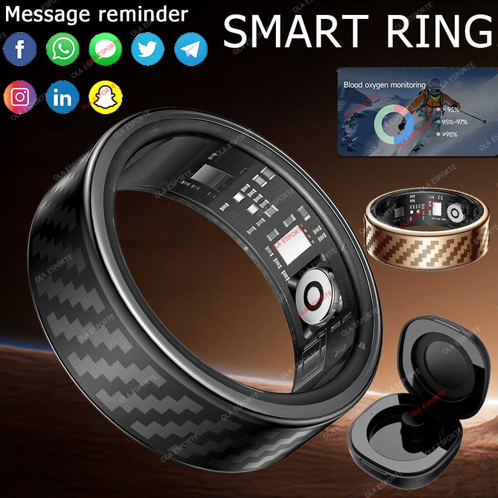 Smartwatch Health Watches For Women - 最新スマートリング 通話メッセージ通知 ハンドジェスチャー操作 健康管理 IP68 5ATM防水リング