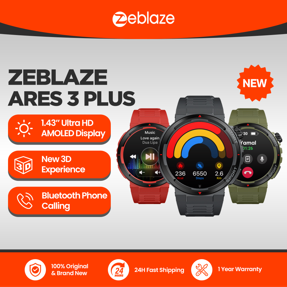 Hybrid Smartwatch - 新しい Zeblaze Ares 3 Plus 1.43