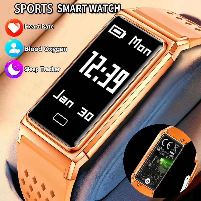 Smartwatch Slim Watches For Men - LIGE 新しい超薄型スマートブレスレット女性男性高精度健康モニタリングスポーツコールリマインダースマートウォッチ Android iOS 用