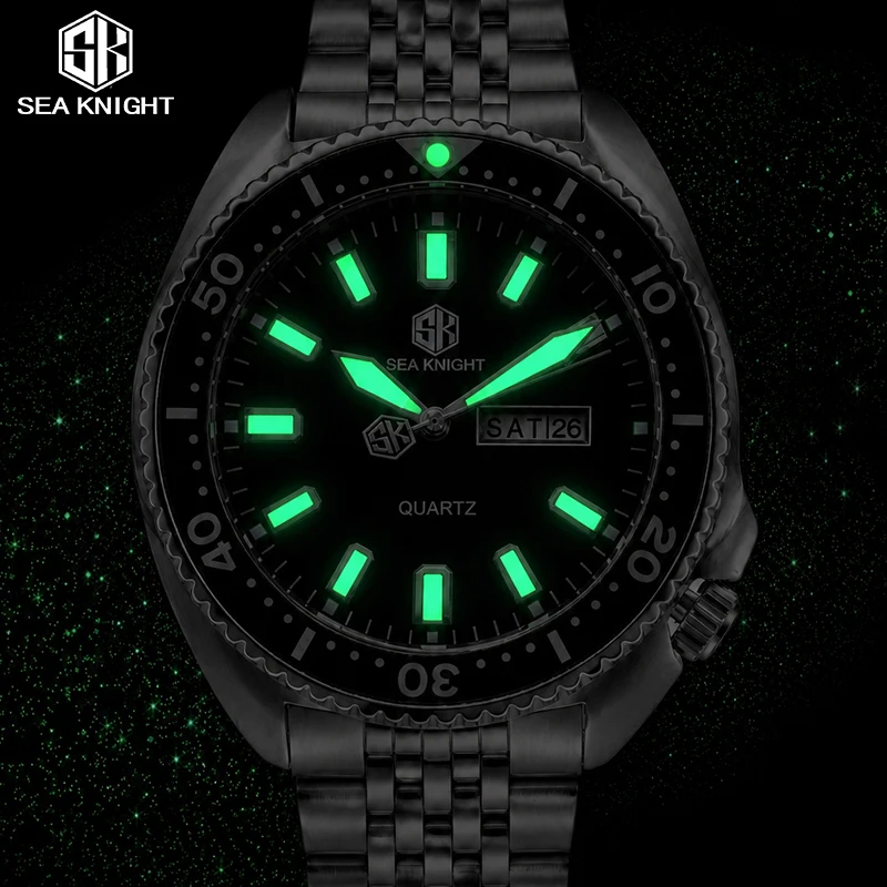 SEA KNIGHT 新型高級ビジネスクォーツ腕時計 メンズ - Smartwatch New Watches For Men のレビューと価格