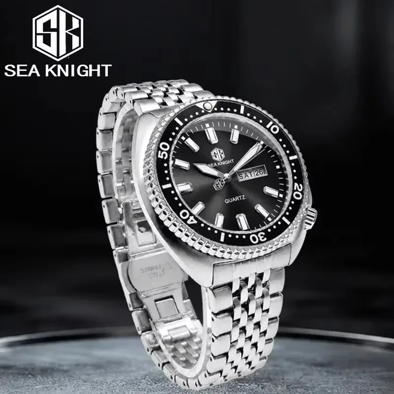 SEA KNIGHT 新型高級ビジネスクォーツ腕時計 メンズ - Smartwatch New Watches For Men のレビューと価格