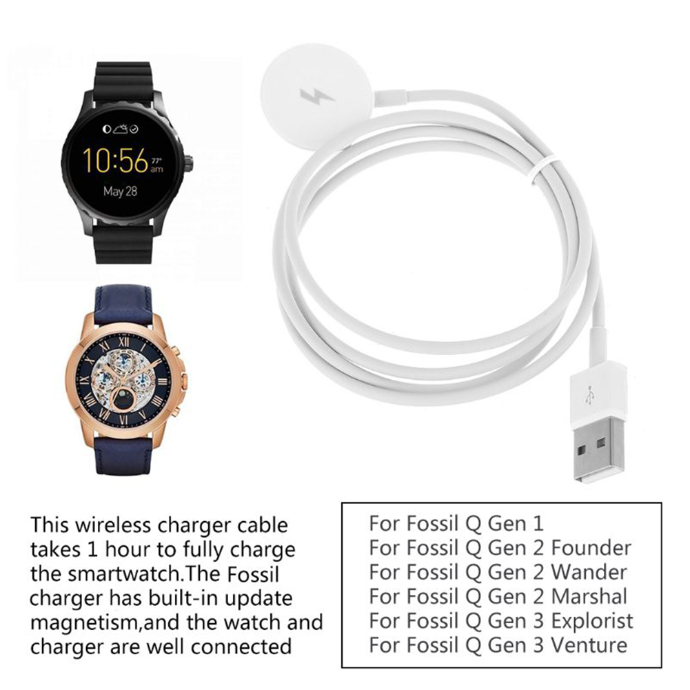 Fossil Gen 1/2/3用充電ケーブルコード、USB - Fossil Watches Smartwatch Gen 3 のレビューと価格