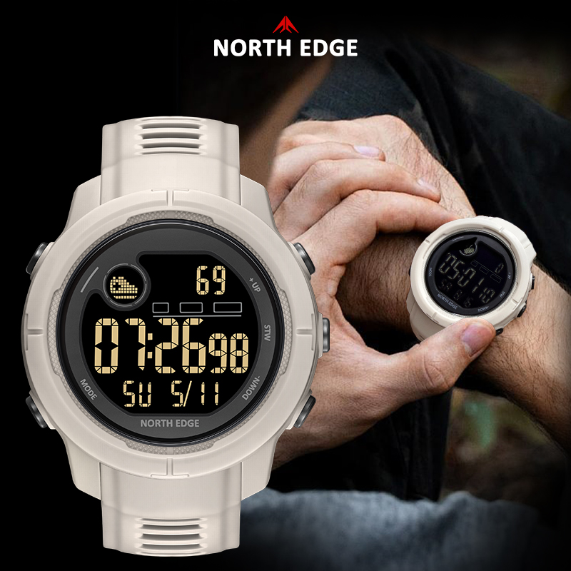 NORTH EDGE メンズデジタル腕時計 心拍数 カロリー - Altimeter Compass Watch のレビューと価格