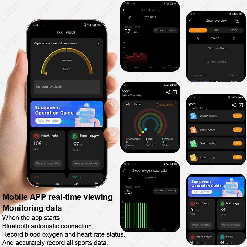 4.9 ミリメートル超スリムスマートブレスレット通気性バンド - Smartwatch Slim Watches For Men のレビューと価格