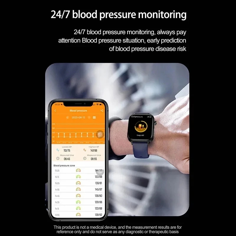 2025 新 ECG + PPG モニタリングスマートウォッ - Smartwatch Health Watches For Women のレビューと価格