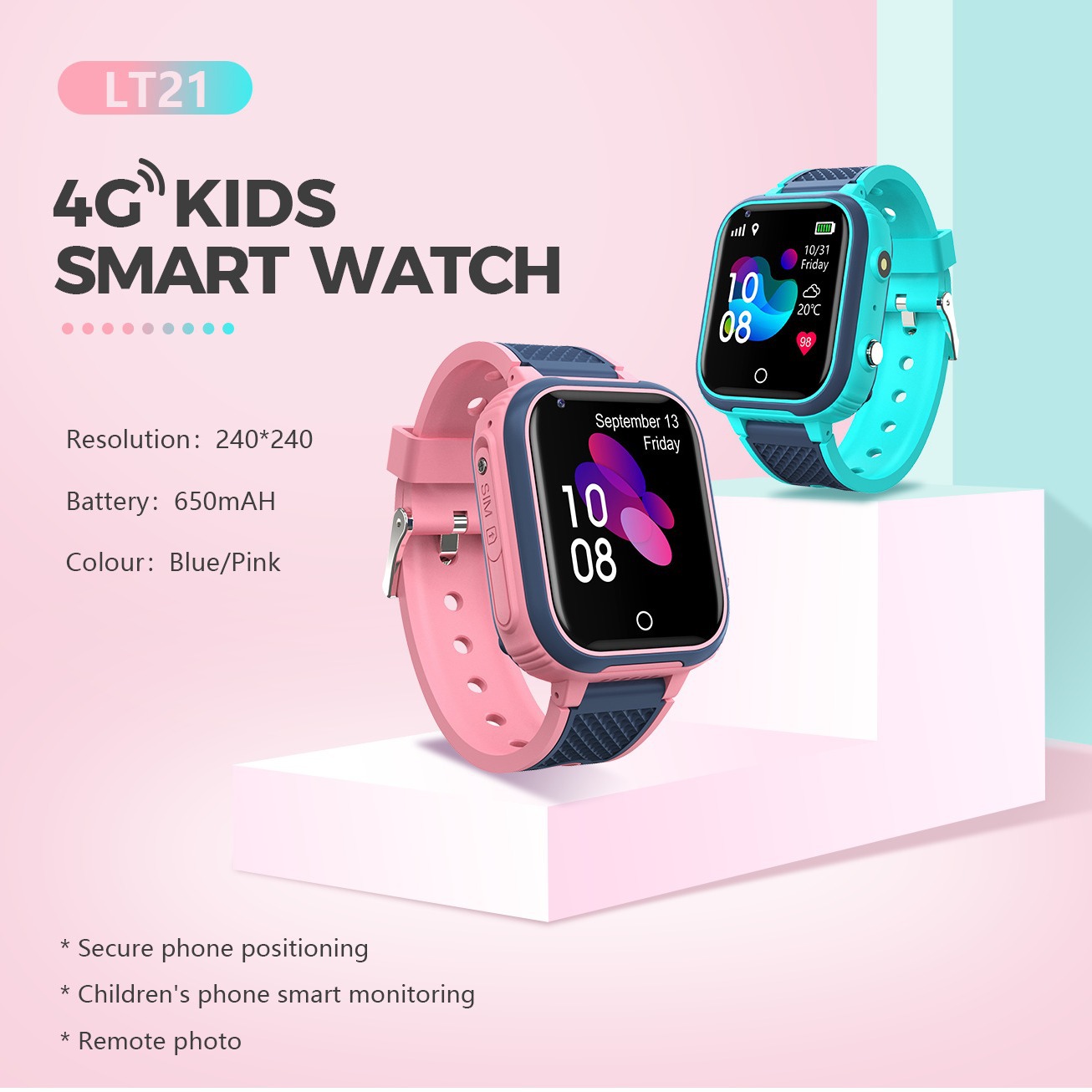 子供用スマートウォッチ カメラ モニター トラッカー 位置情 - Smartwatch Watches Kids のレビューと価格