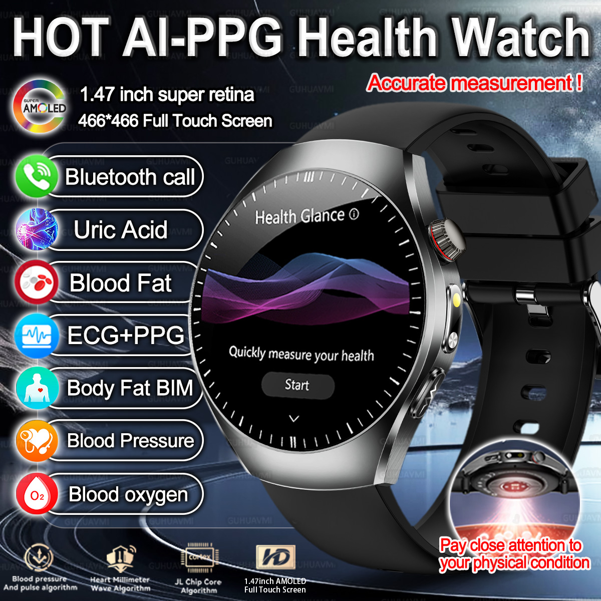 新ブランド 2026 アップグレード 健康チェック スマート - Smartwatch Branded Watches For Women のレビューと価格