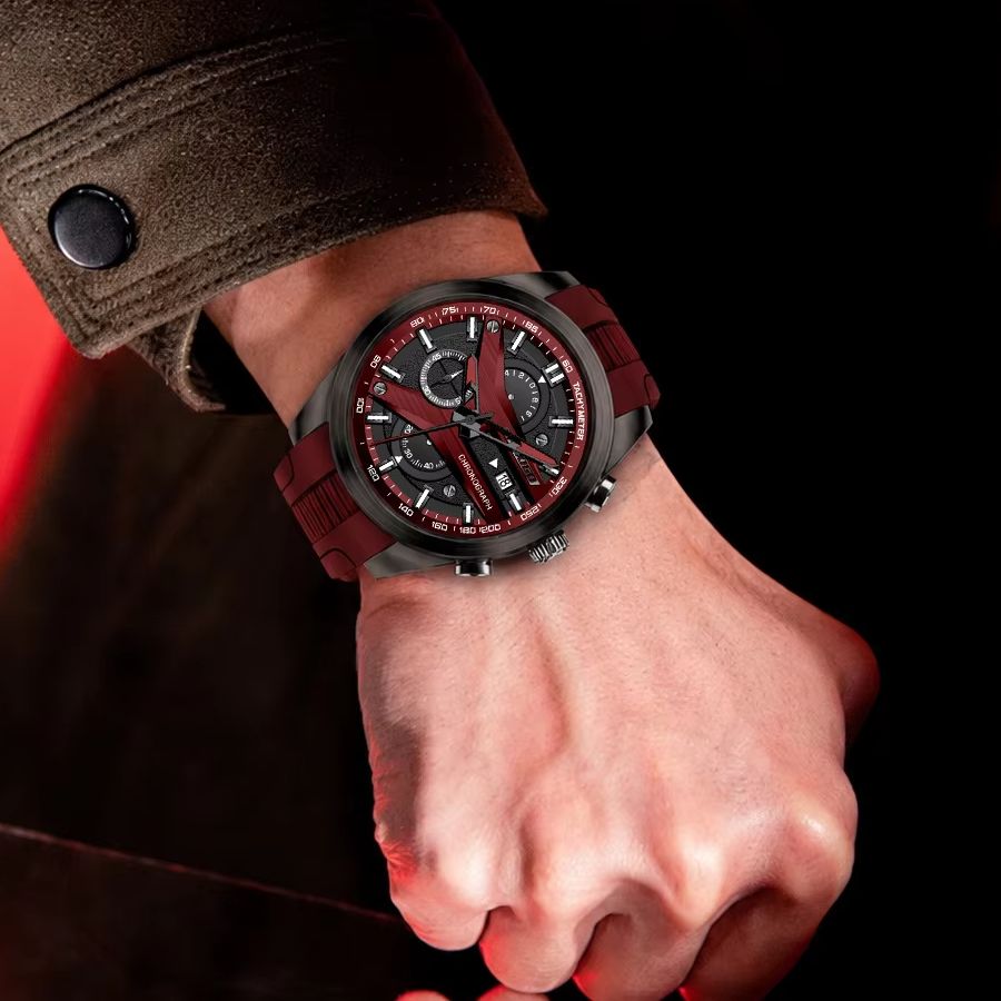 スポーツメンズクォーツウォッチ カレンダー付き ファッション - Watches Original のレビューと価格