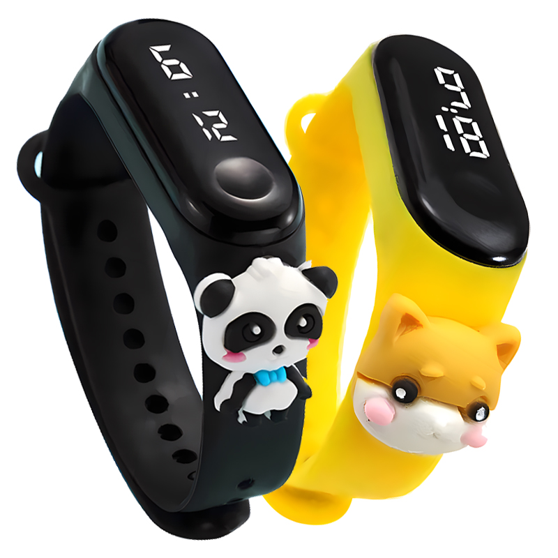多色スマートウォッチ 子供用 男の子 女の子 ファッション  - Smartwatch Watches Kids のレビューと価格