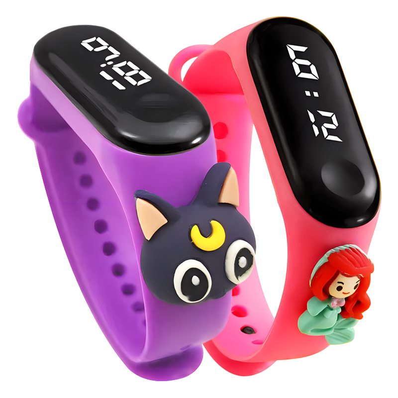 多色スマートウォッチ 子供用 男の子 女の子 ファッション  - Smartwatch Watches Kids のレビューと価格