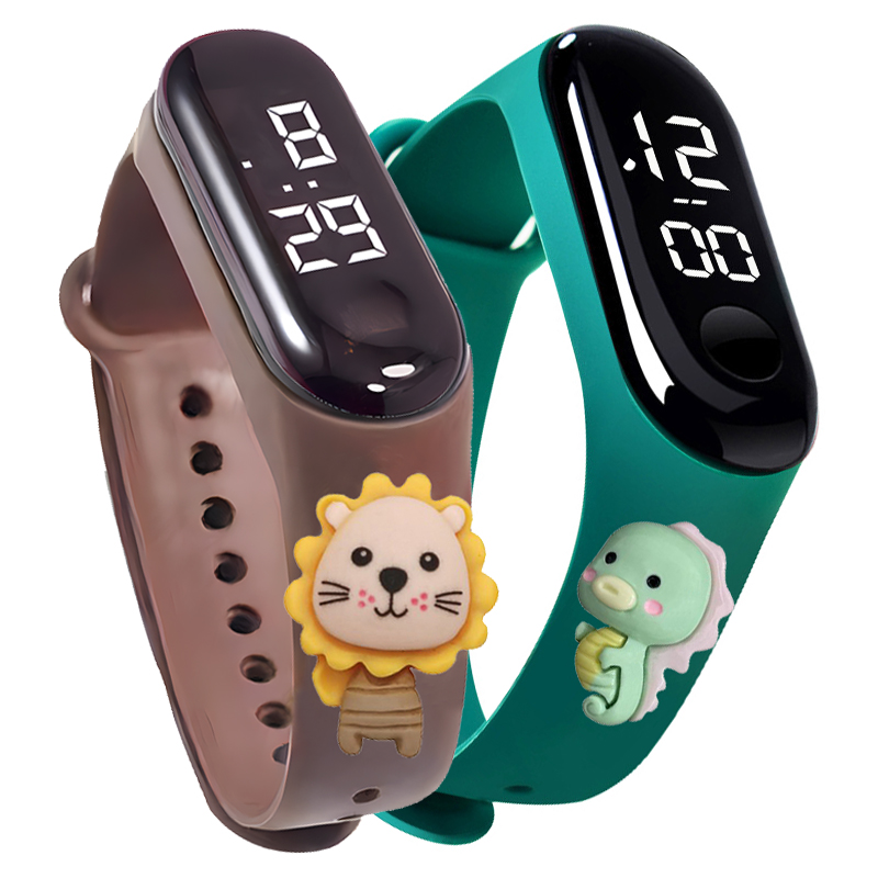 多色スマートウォッチ 子供用 男の子 女の子 ファッション  - Smartwatch Watches Kids のレビューと価格