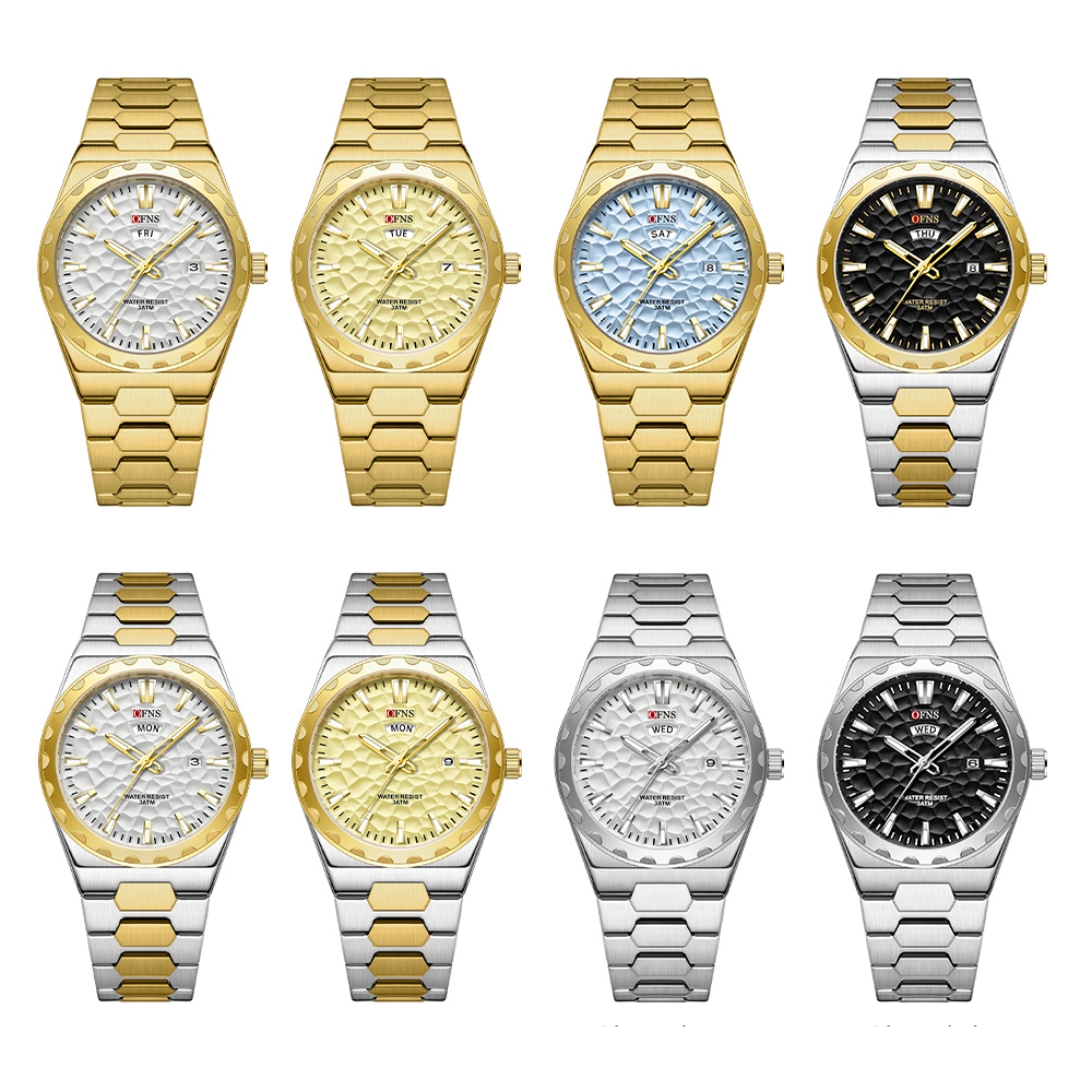 OFNS ビジネスマン向けクォーツ時計、日付・曜日表示、高級 - Smartwatch Luxury Watches For Men のレビューと価格