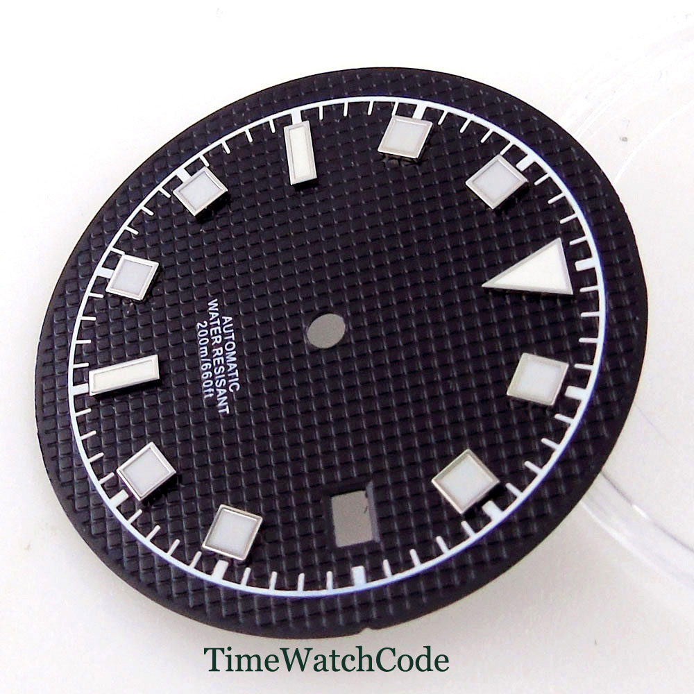33.5mmウォッチダイアル NH35A ETA2824 2 - Luminous Dial Face のレビューと価格
