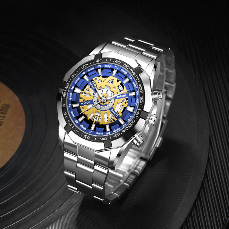 メンズ用ラグジュアリーファッションスケルトンウォッチ、発光ミ - Smartwatch Luxury Watches For Men のレビューと価格