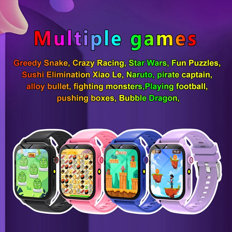 キッズゲームスマートウォッチ懐中電灯防水 HD カメラ睡眠ト - Smartwatch Watches For Kids のレビューと価格