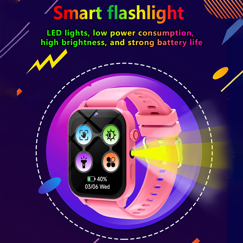 キッズゲームスマートウォッチ懐中電灯防水 HD カメラ睡眠ト - Smartwatch Watches For Kids のレビューと価格