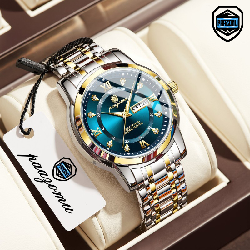 PAAZOMU 腕時計メンズレディースダイヤモンドビジネスド - Smartwatch Luxury Watches For Men のレビューと価格