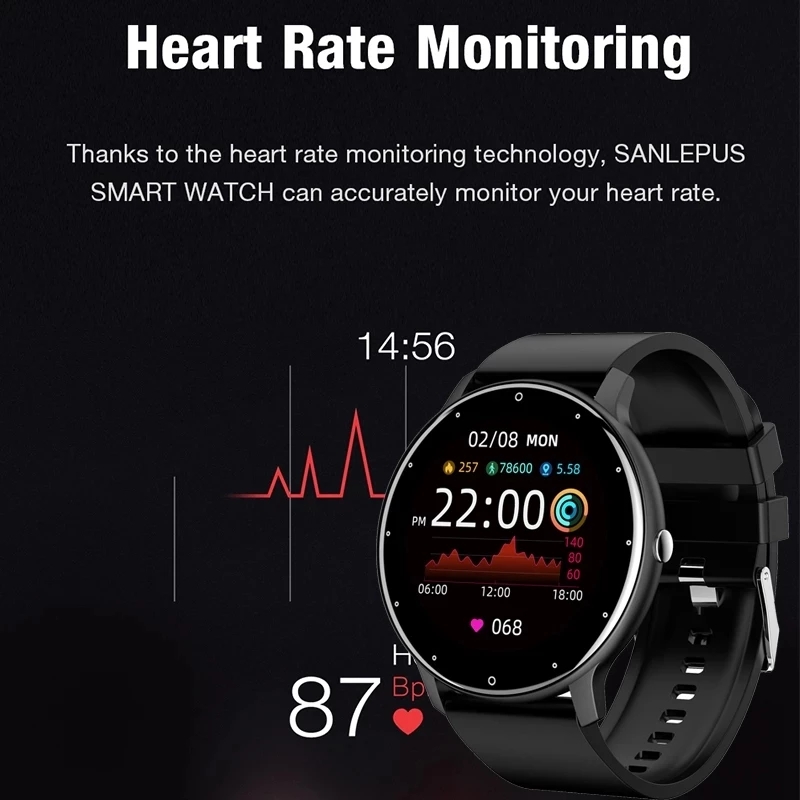 LIGE 2026新型スマートウォッチ メンズ フルタッチス - Smartwatch New Watches For Men のレビューと価格