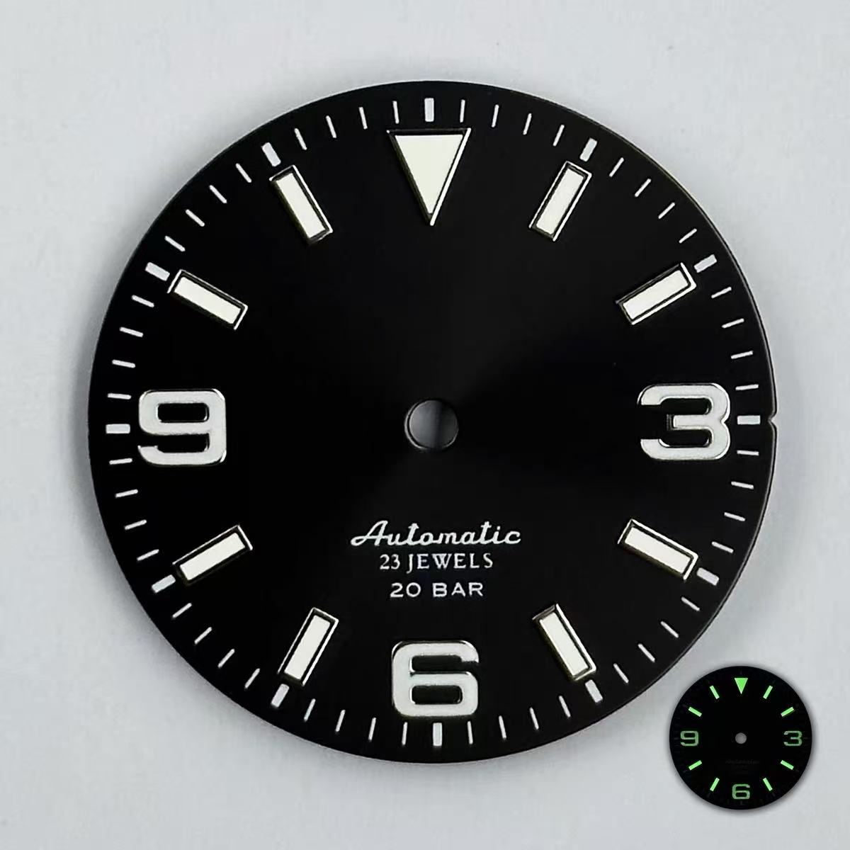 NH35ダイヤル 28.5mm ダイヤル改造 369フェイス - Luminous Dial Face のレビューと価格