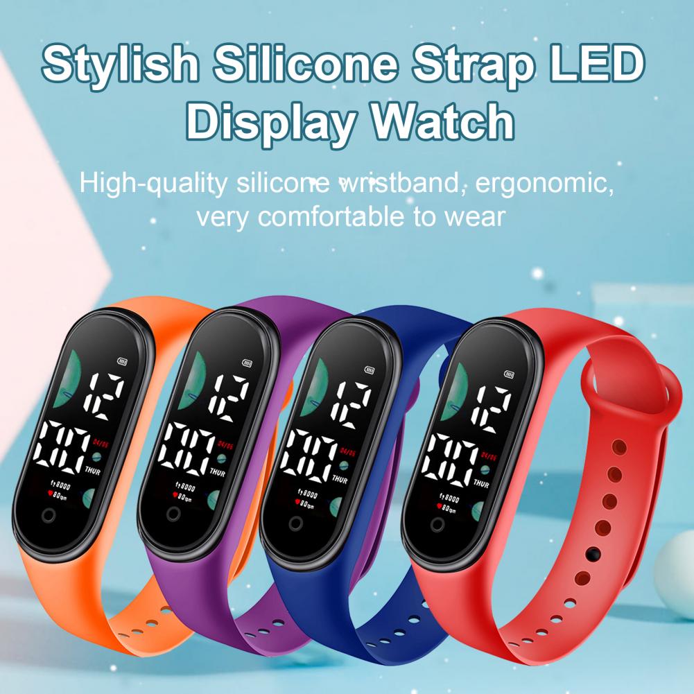 子供のためのデジタルLED腕時計,防水ブレスレット,腕時計, - Smartwatch Watches Kids のレビューと価格