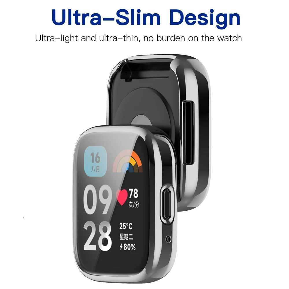TPUスクリーンプロテクターカバー Xiaomi Redmi - Watch Redmi のレビューと価格