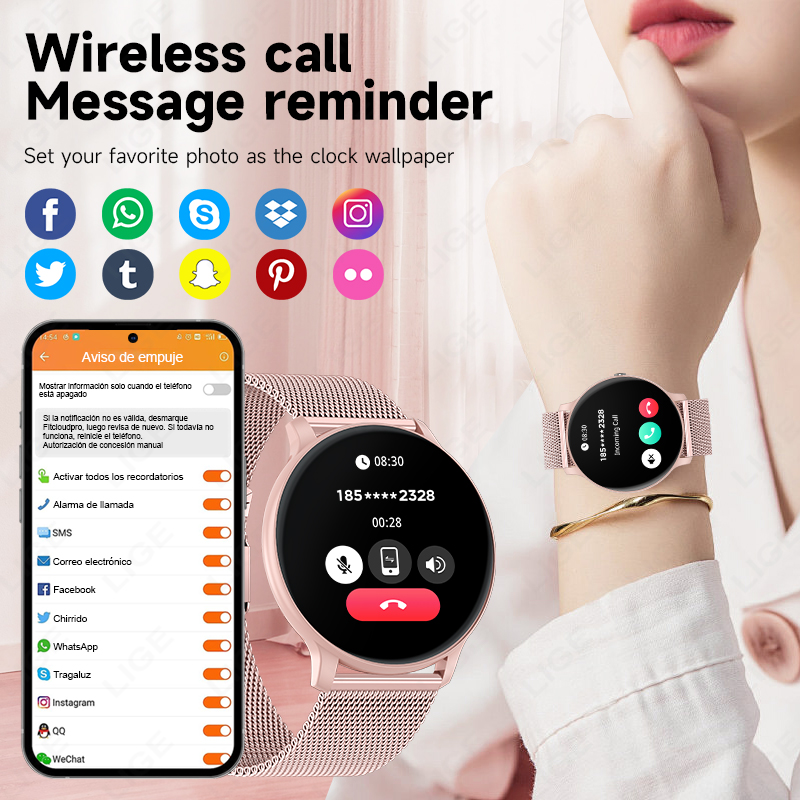 2026 新しい女性 Bluetooth 通話スマートウォッ - Watches Ladies Smartwatch のレビューと価格