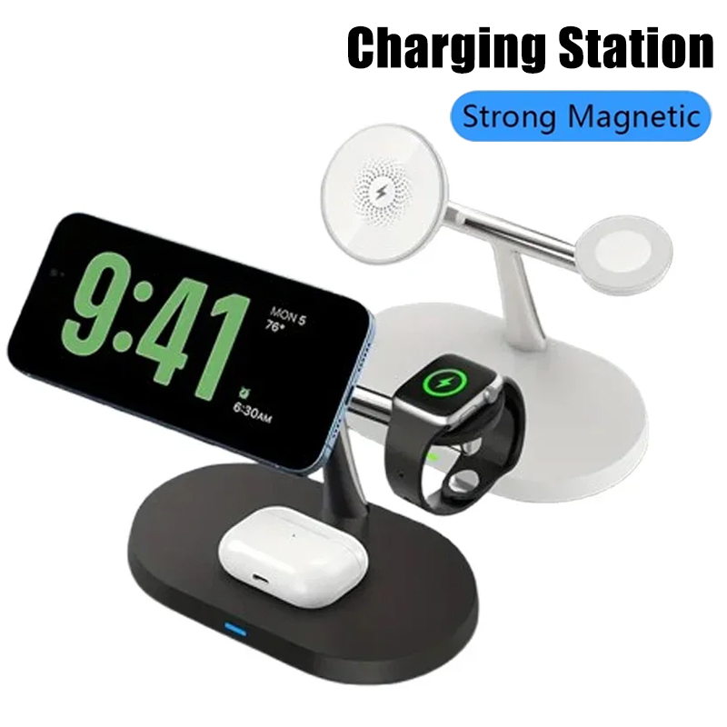 3 in 1 Opansten マグネット式ワイヤレス充電ス - Smartwatch Watches For Iphone のレビューと価格