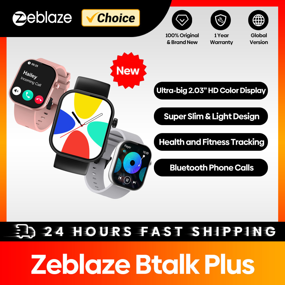 新しい Zeblaze Btalk Plus 音声通話スマー - Hybrid Smartwatch のレビューと価格