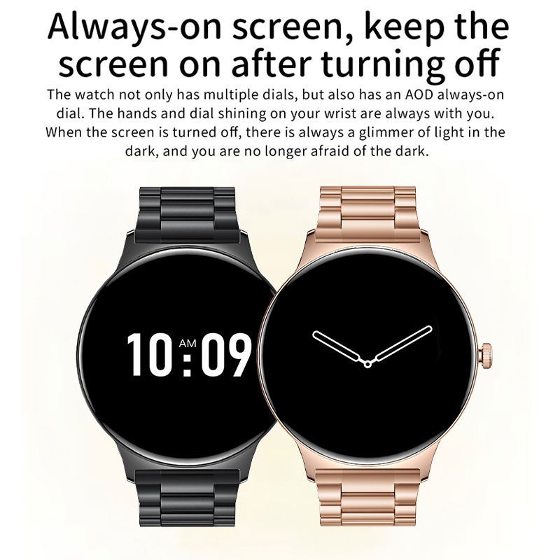 LIGE 新型7.9mmスマートウォッチ、男女兼用、1.43 - Smartwatch Slim Watches For Men のレビューと価格