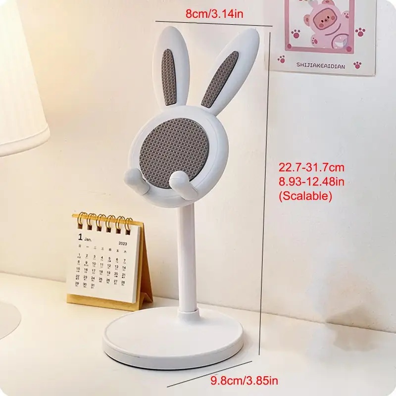 1/2/3/4 個のかわいいウサギのデスクトップ電話スタンド - Watches Original のレビューと価格