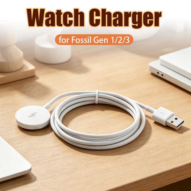 USB ウォッチ充電器アダプター スマートウォッチ充電ケーブ - Fossil Watches Smartwatch Gen 3 のレビューと価格
