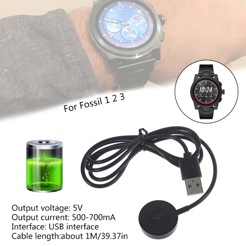 USB ウォッチ充電器アダプター スマートウォッチ充電ケーブ - Fossil Watches Smartwatch Gen 3 のレビューと価格