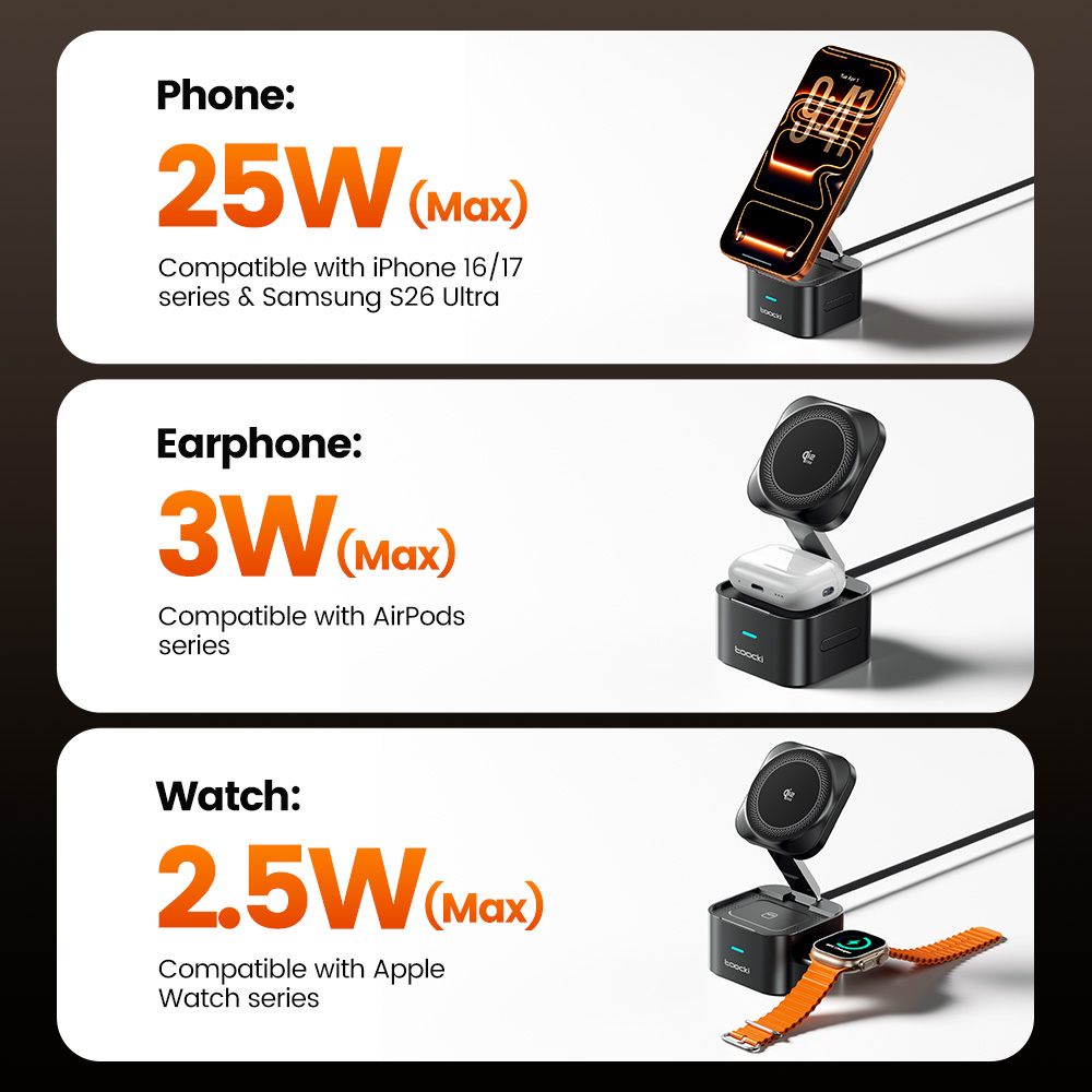 Toocki QI2.2 25W ワイヤレス充電器 iPho - Smartwatch Watches For Iphone のレビューと価格