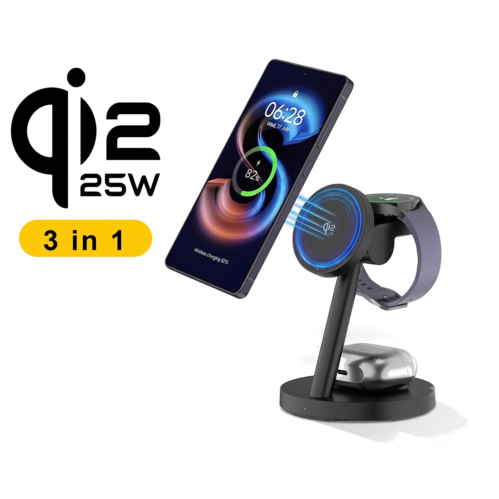Qi2.2 25W マグネティック高速ワイヤレス充電ドック（ - Smartwatch Watches For Iphone のレビューと価格