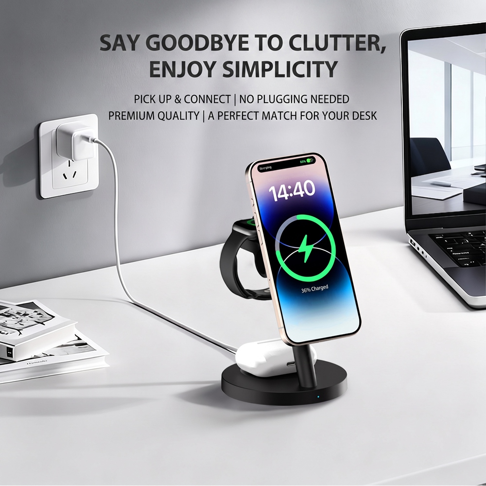 Qi2.2 25W マグネティック高速ワイヤレス充電ドック（ - Smartwatch Watches For Iphone のレビューと価格
