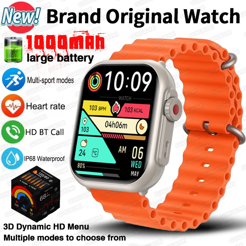 2025 腕時計ウルトラ 2 SE 男性女性 1000mAh - Smartwatch Branded Watches For Women のレビューと価格
