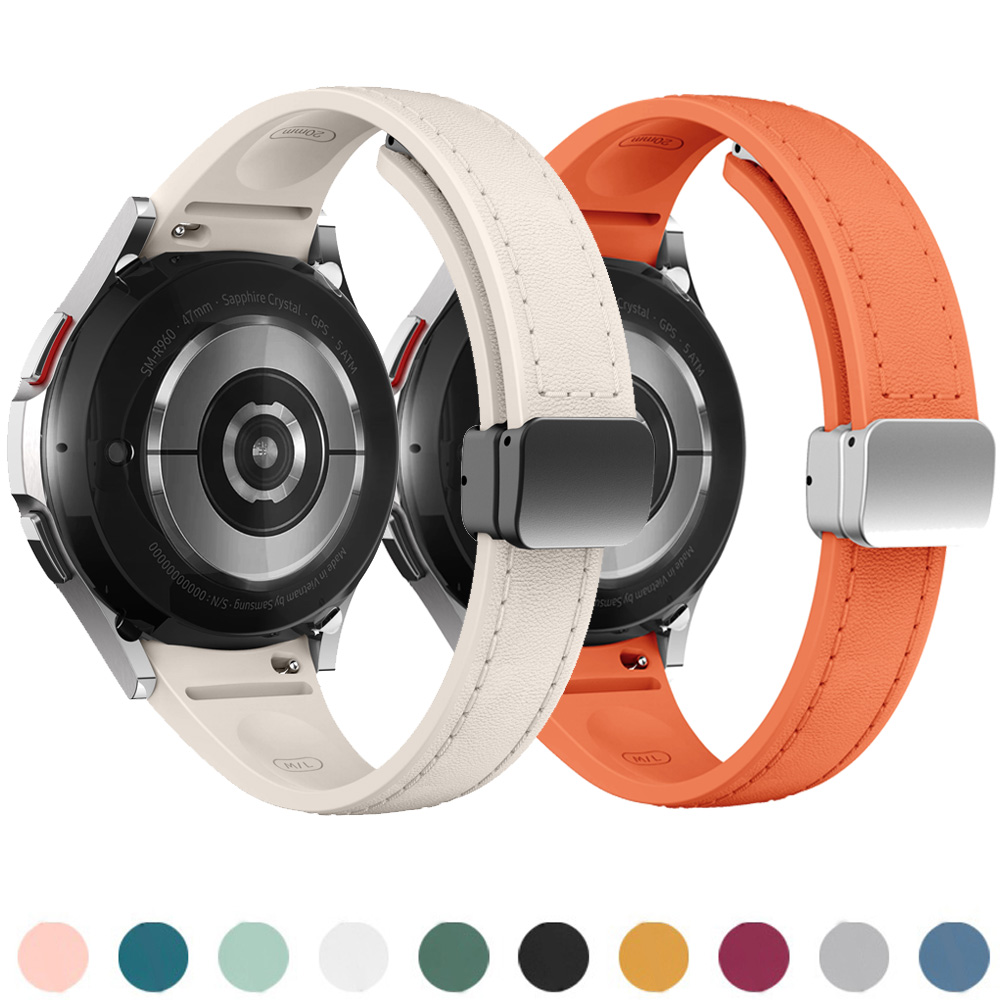 サムスンギャラクシーウォッチ用の本革シリコンストラップ,サム - Smartwatch Slim Watches For Men のレビューと価格