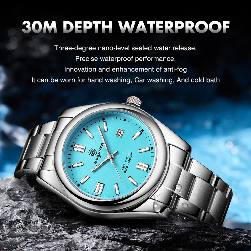 PAAZOMU スポーツ高級腕時計男性用防水日付週ステンレス - Smartwatch Luxury Watches For Men のレビューと価格