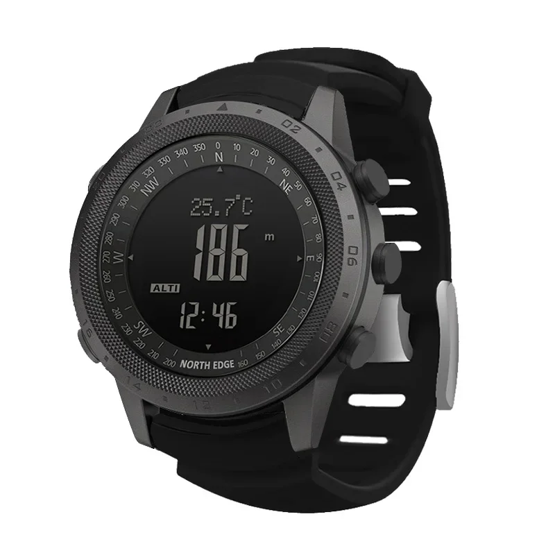新しいノースエッジメンズスポーツデジタル腕時計ランニング水泳 - Altimeter Compass Watch のレビューと価格