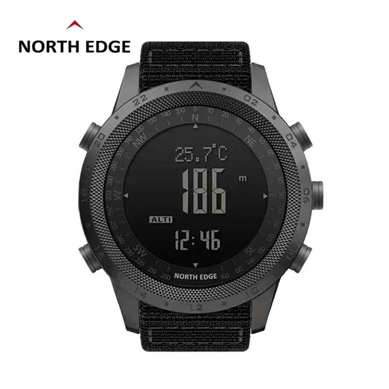 新しいノースエッジメンズスポーツデジタル腕時計ランニング水泳 - Altimeter Compass Watch のレビューと価格